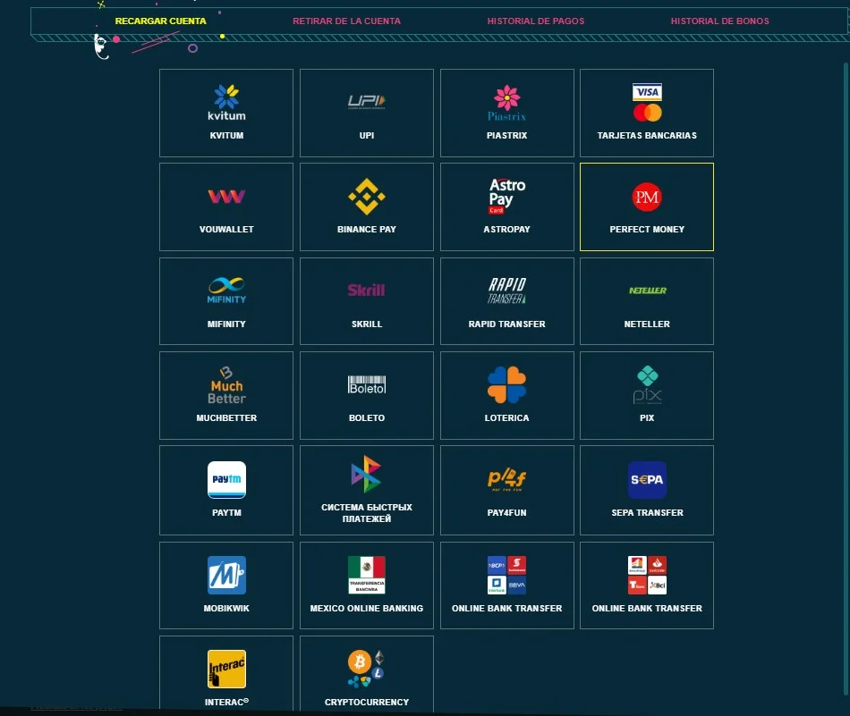 M&eacute;todos de dep&oacute;sito e saque no Cassino Booi Brasil