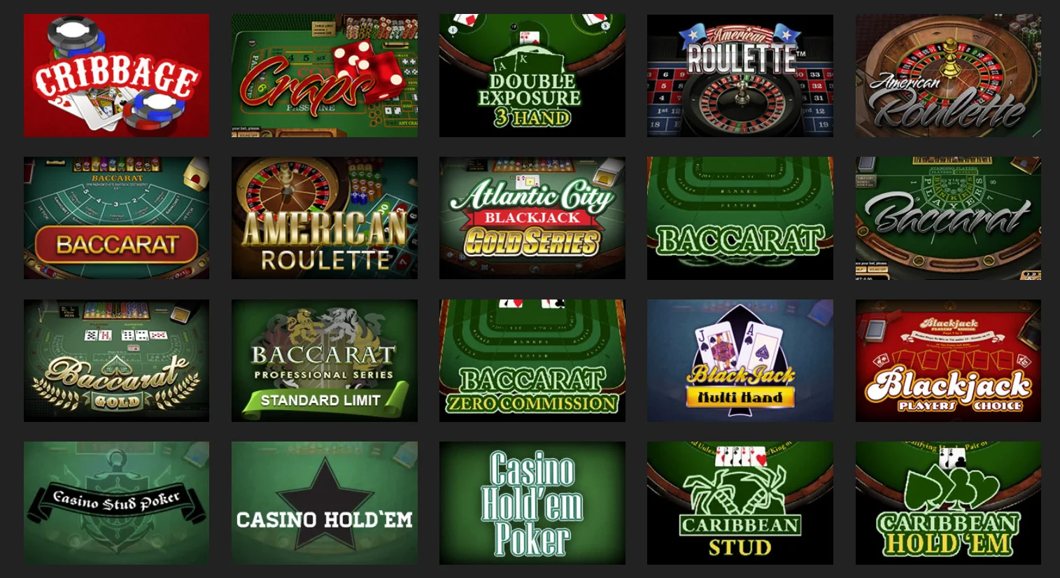 Melhores Jogos de Mesa no Cassino Booi Online