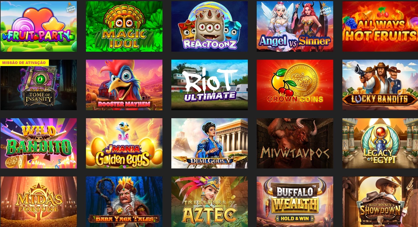Jogos e slots NetEnt no Booi Brasil