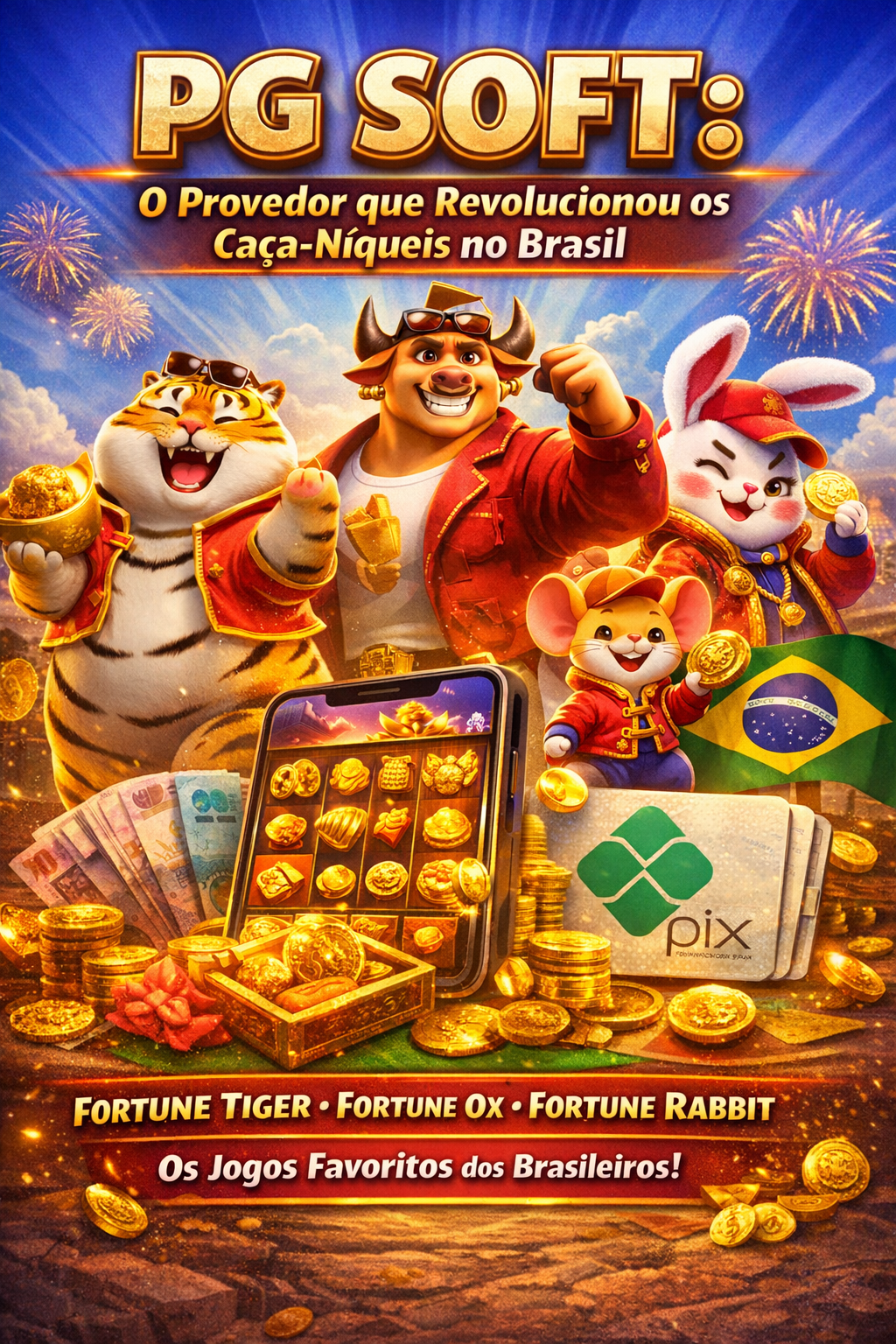 Jogos PG Soft no Booi Brasil
